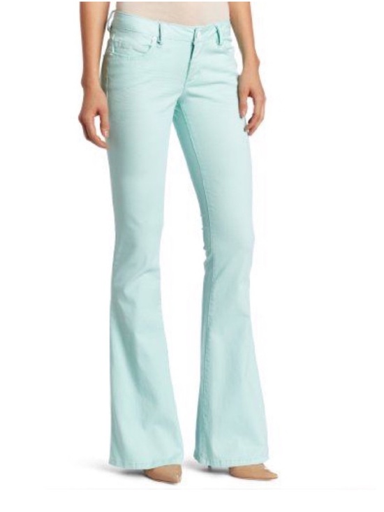 BCBGeneration Denim - NWT BCBGeneration Womens The Sawyer My Boyfriend Light Mint Vintage Flare Jeans
